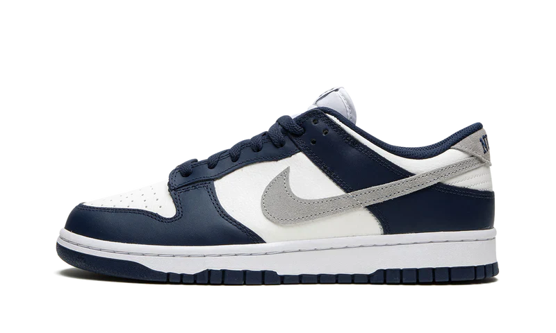 Nike Air Jordan 1 White Navy Blue Gray Leather