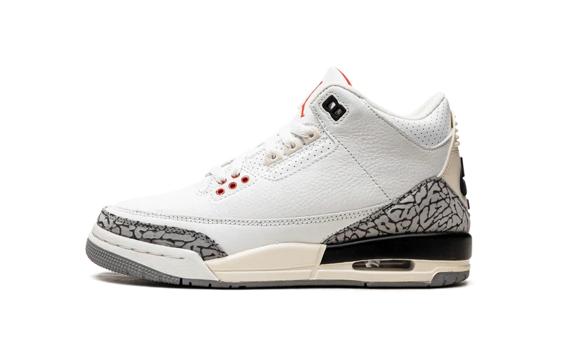 Nike Air Jordan 3 Ivory Gray Cowhide