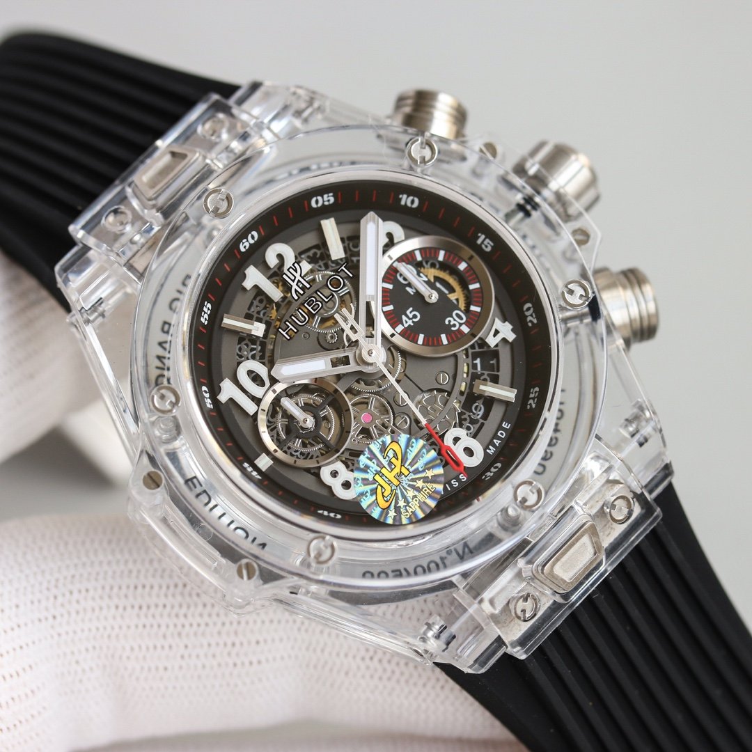 BIG BANG UNICO 42MM SAPPHIRE CHRONOGRAPH FLYBACK GREY SKELETON