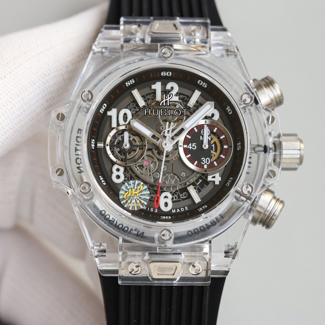 BIG BANG UNICO 42MM SAPPHIRE CHRONOGRAPH FLYBACK GREY SKELETON