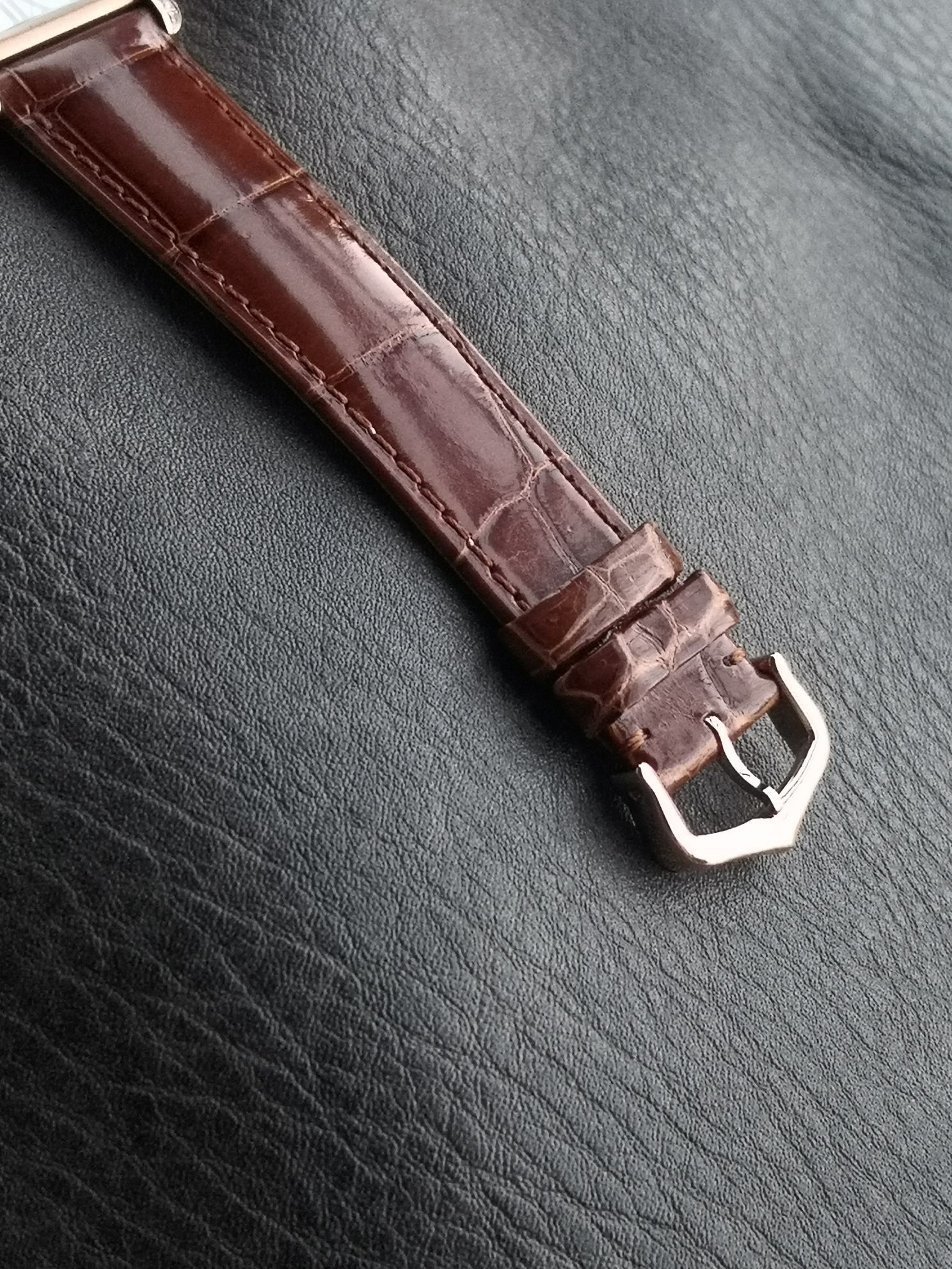 TANK MUST PINK GOLD BURGUNDY LEATHER
