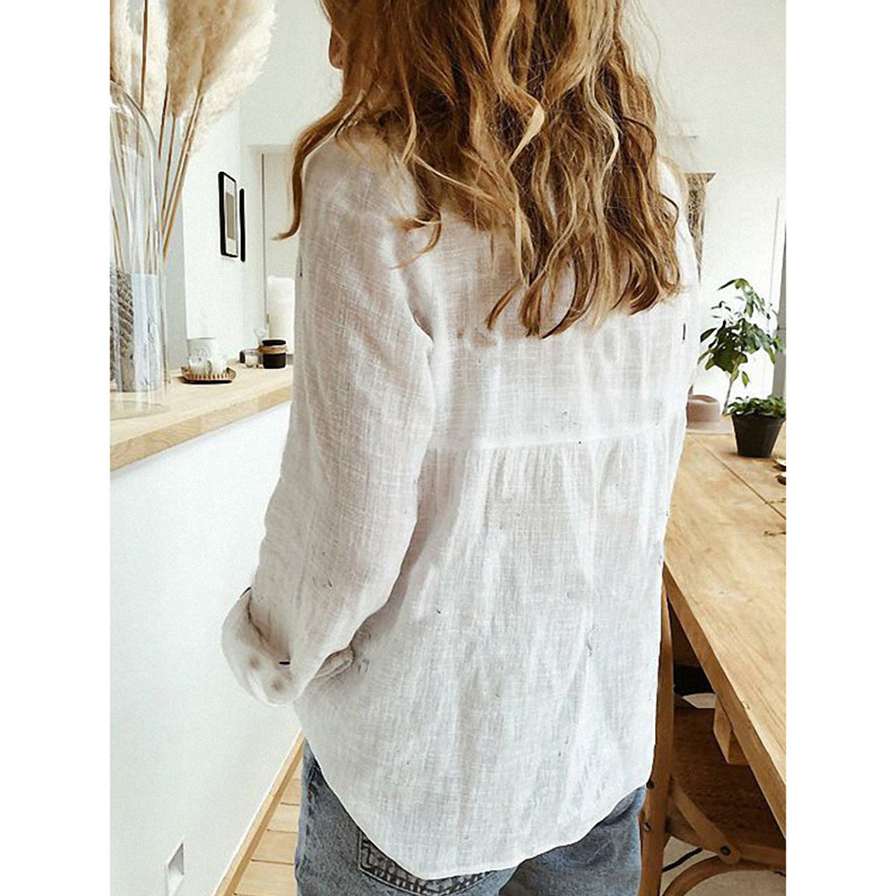 Chemise Décontractée en Lin – Style Décontracté et Respirant