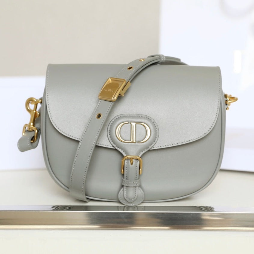 MEDIUM CD BOBBY 22CM CALFSKIN GOLD HARDWARE