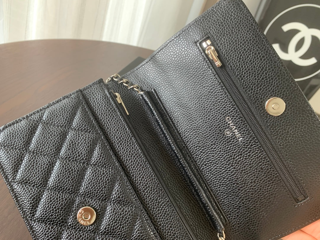 WOC 19CM CAVIAR SILVER HARDWARE