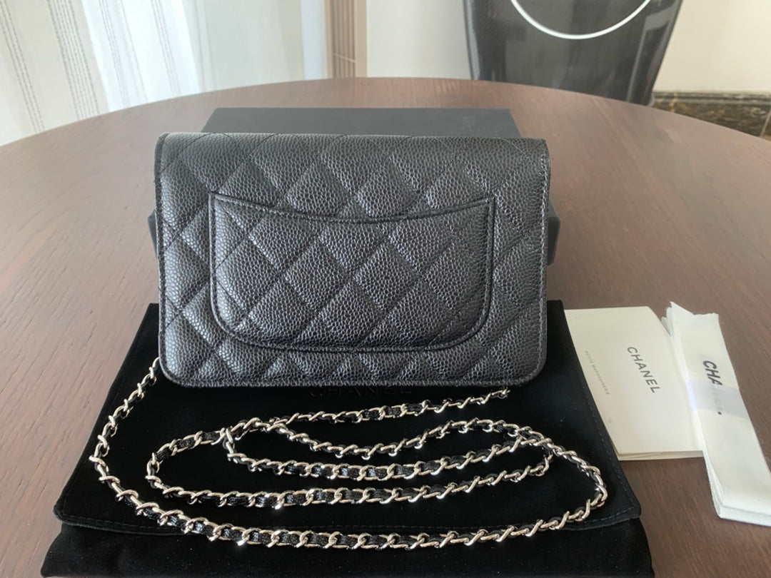 WOC 19CM CAVIAR SILVER HARDWARE