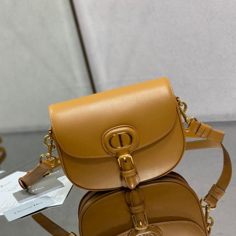 MEDIUM CD BOBBY 22CM CALFSKIN GOLD HARDWARE