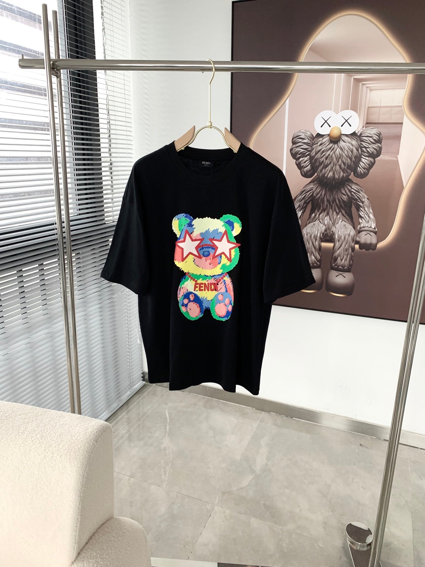 Fendi 2026 Men's Short-Sleeve T-Shirt Cotton 734798