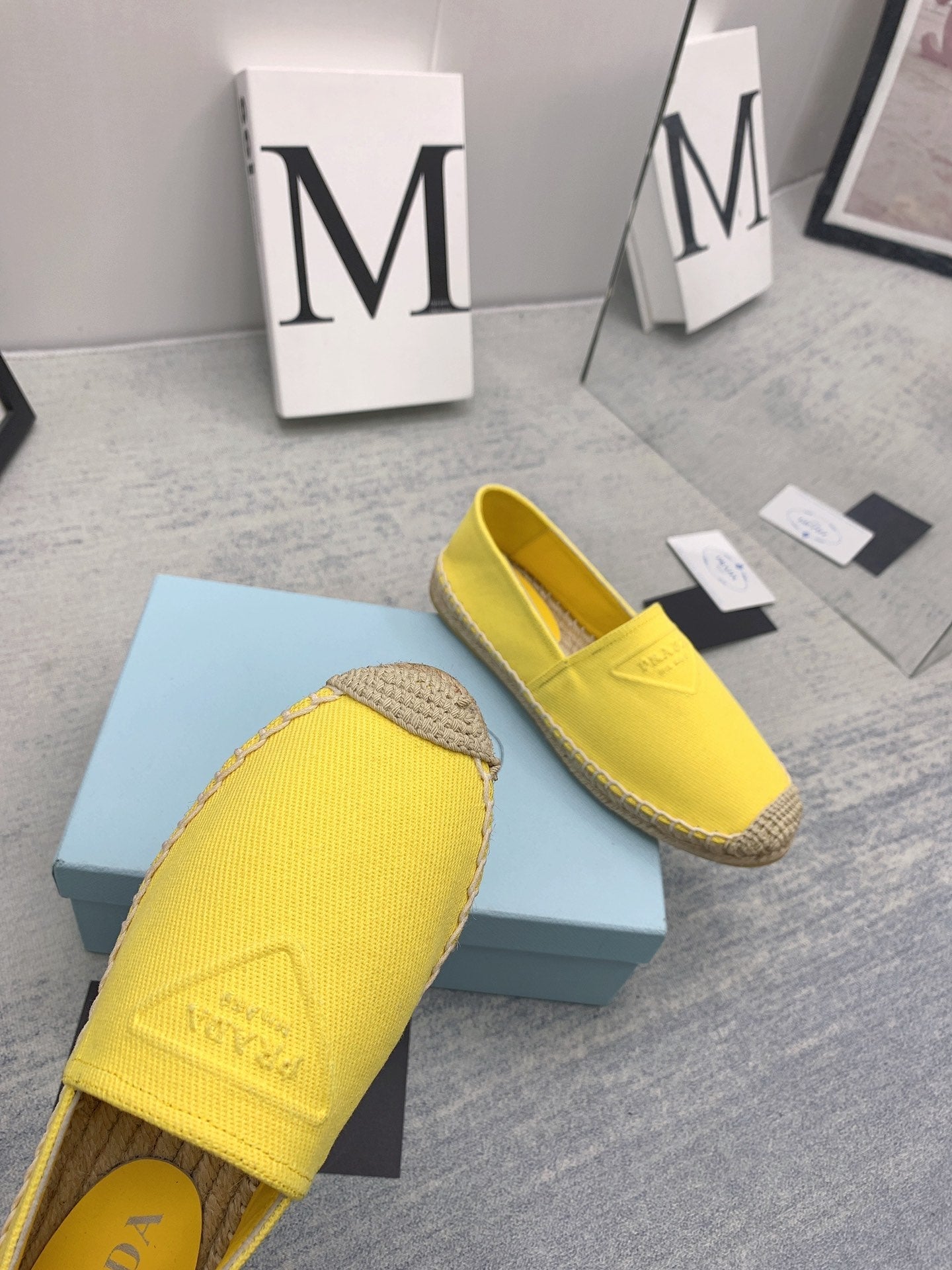 Prada 2026 Loafers Canvas Rope Sole 731191