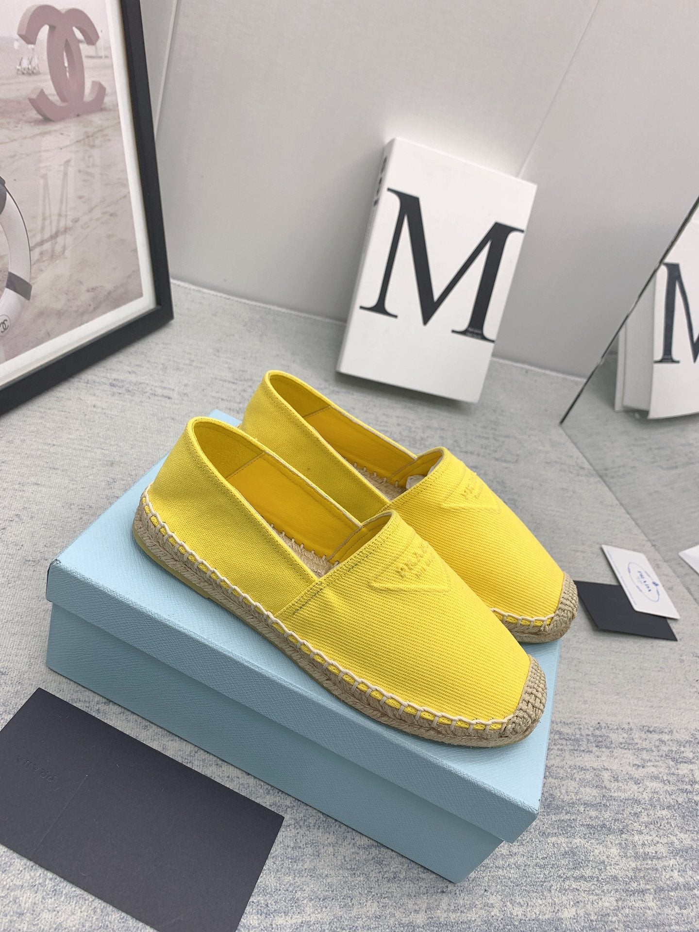 Prada 2026 Loafers Canvas Rope Sole 731191