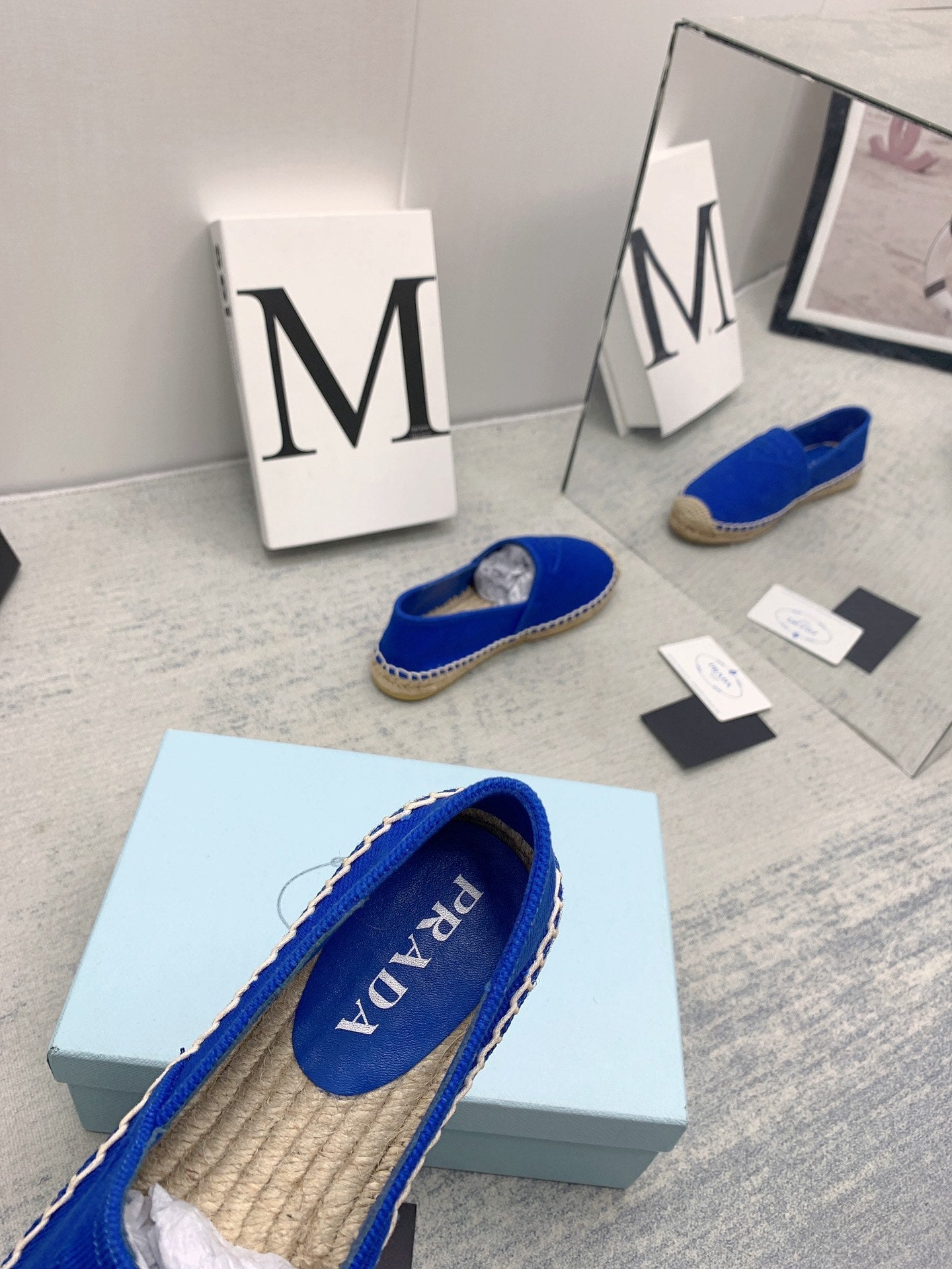 Prada 2026 Loafers Canvas Rope Sole 731191