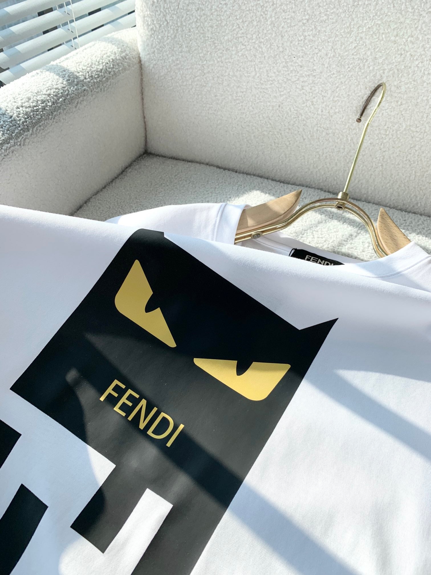 Fendi 2026 Men's Short-Sleeve T-Shirt Cotton 734830