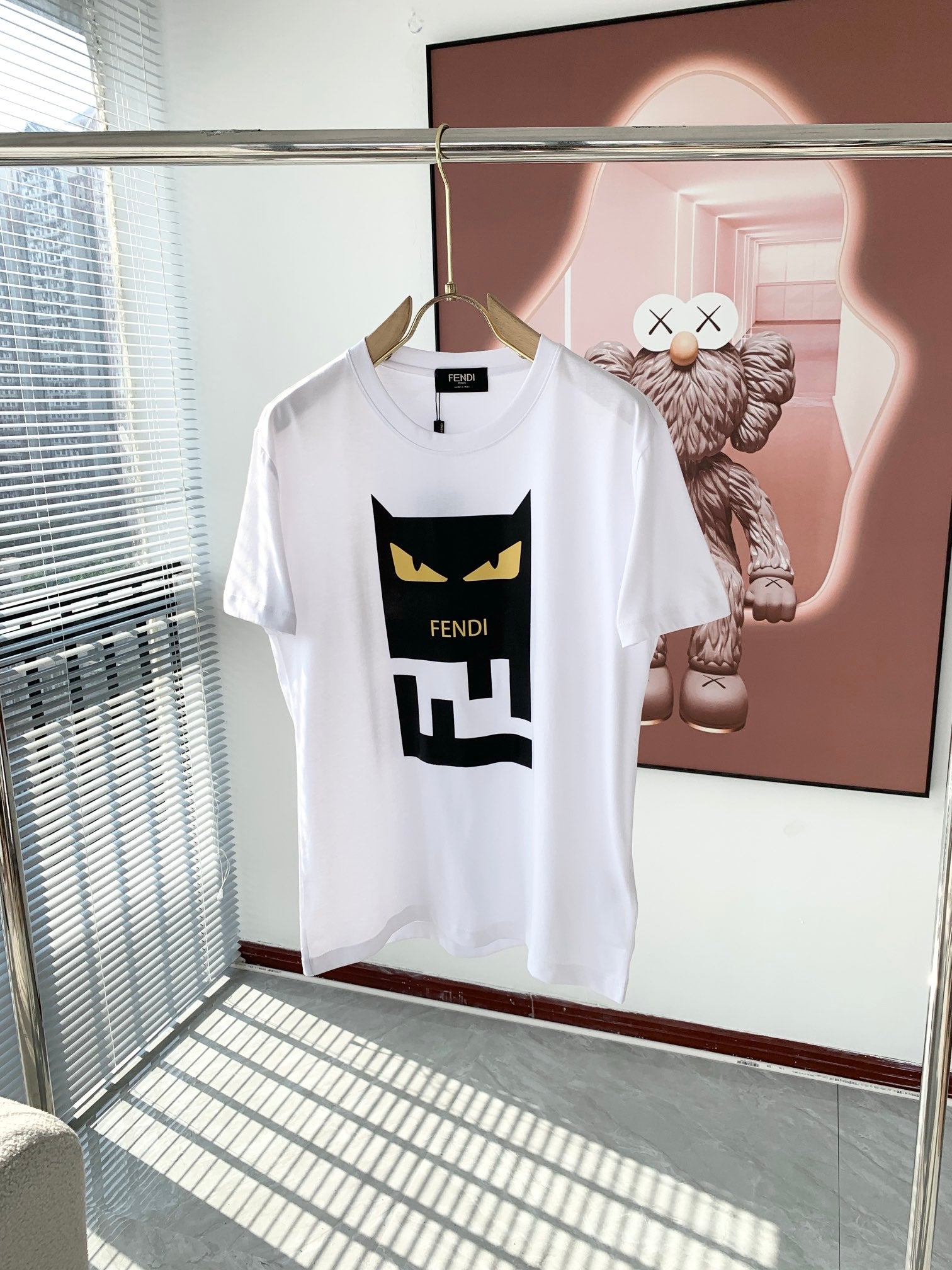 Fendi 2026 Men's Short-Sleeve T-Shirt Cotton 734830