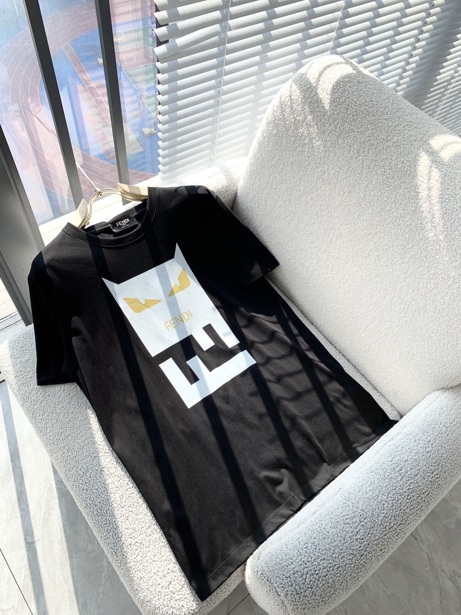 Fendi 2026 Men's Short-Sleeve T-Shirt Cotton 734830