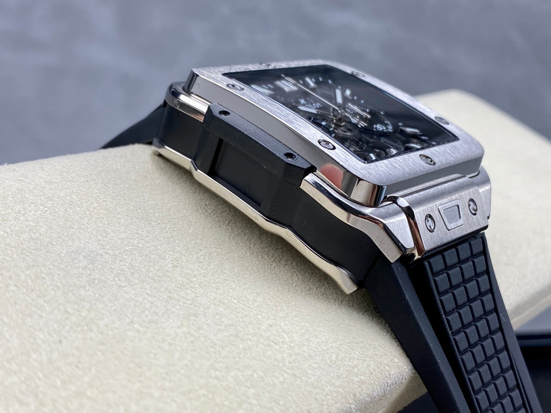 Hublot Square Bang Unico Titanium Ceramic 42mm Titanium Benzel Watch