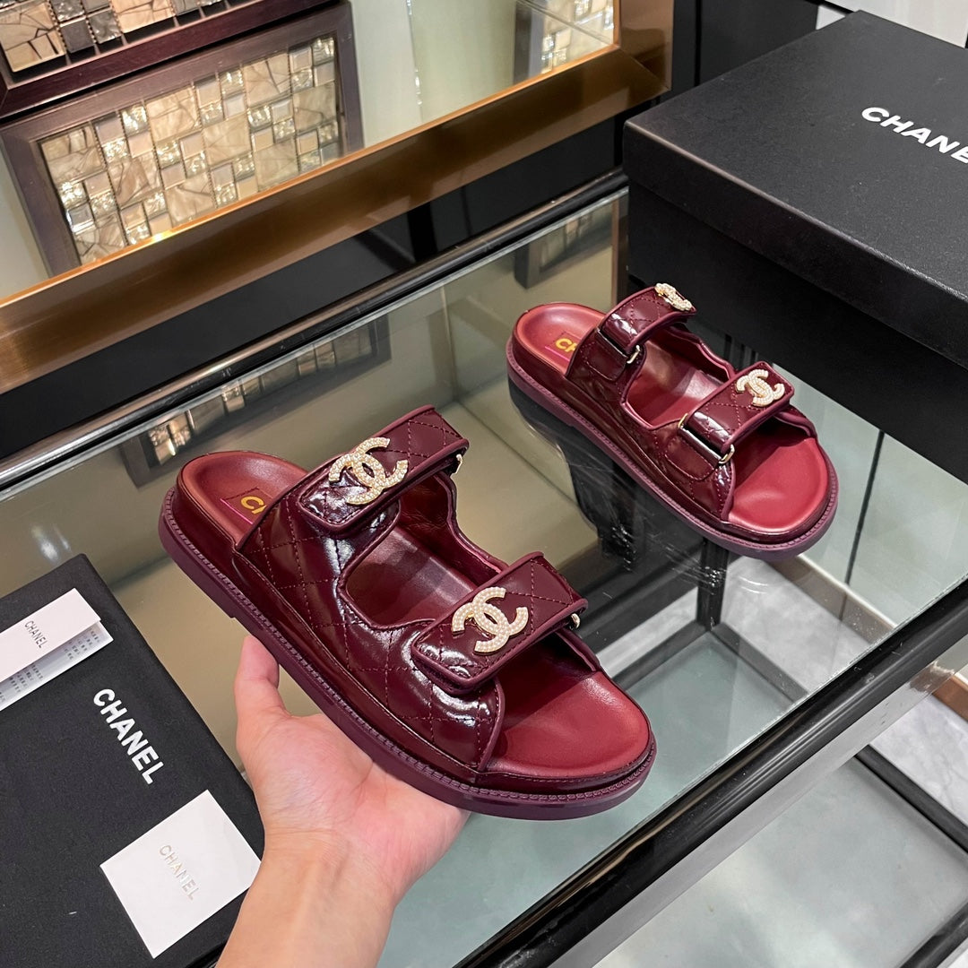 Channel 2026 Sandal Patent Calfskin 895114