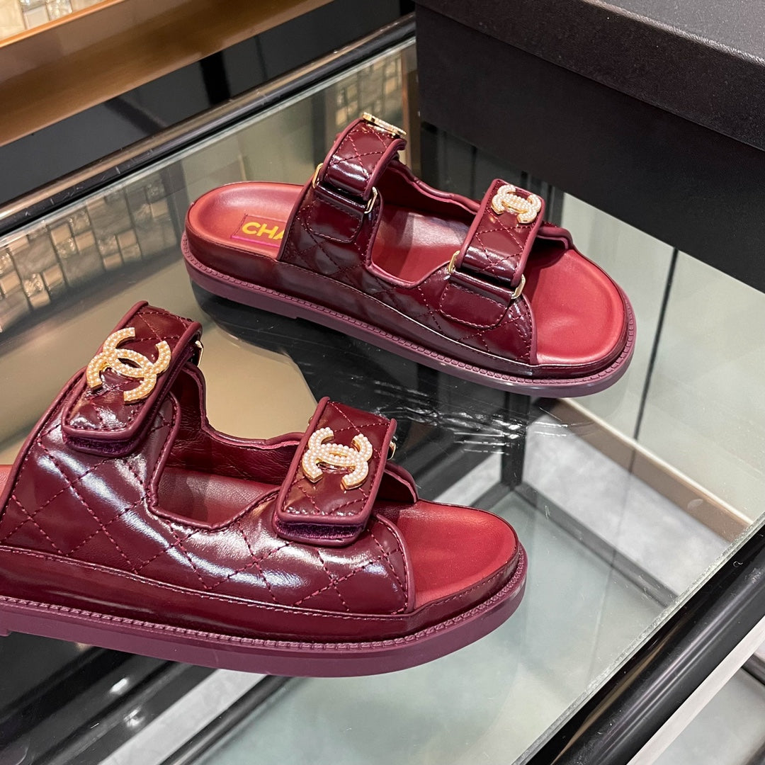 Channel 2026 Sandal Patent Calfskin 895114