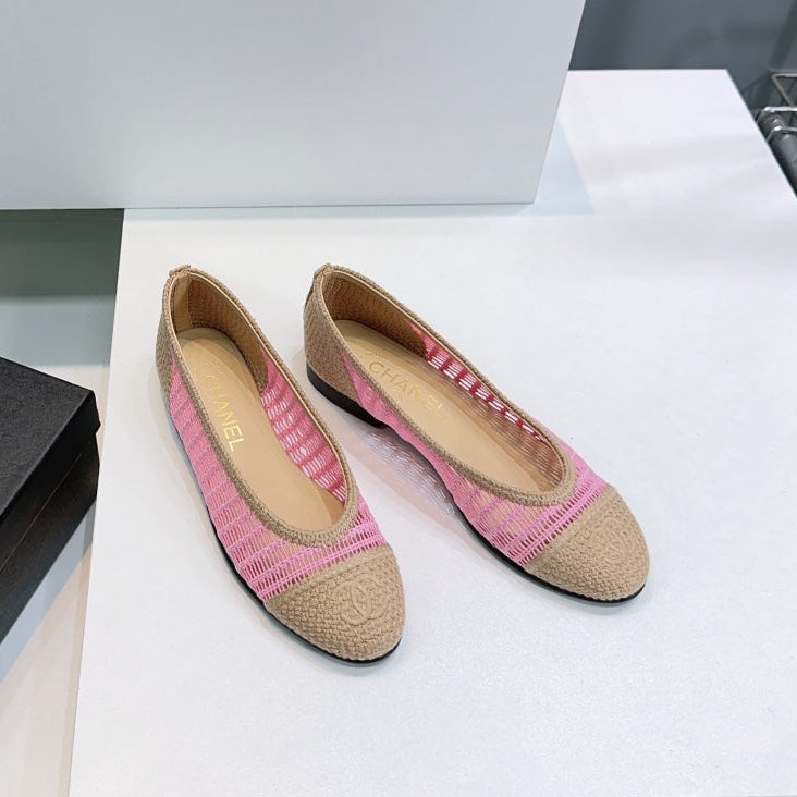 CC 25 Ballet Flat Raffia