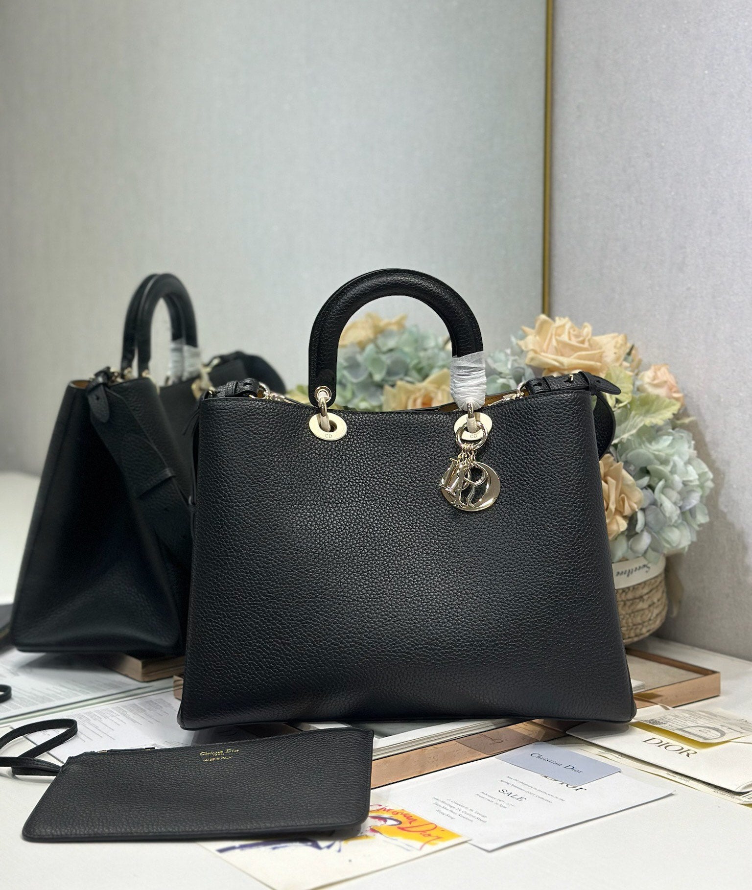 Dior 2026 Toujours Bag Embossed Calfskin 288175