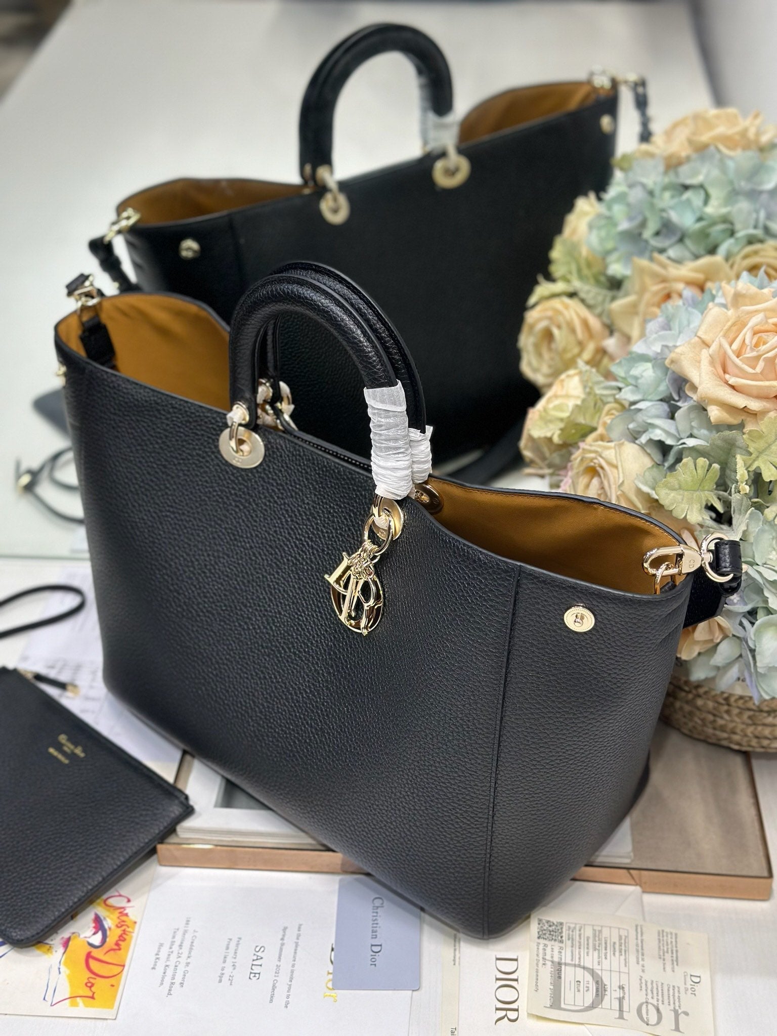 Dior 2026 Toujours Bag Embossed Calfskin 288175