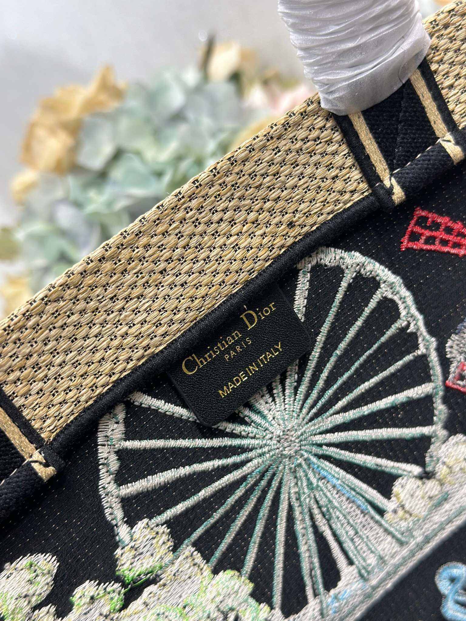 Dior 2026 City Postcard Resort Style Handbag "Paris Exclusive" Canvas 288604