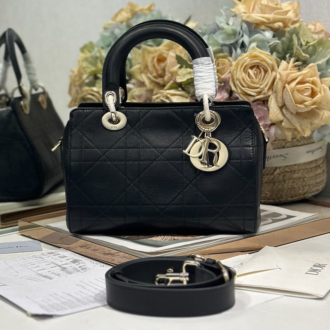 Dior 2026 Lady Bag 27cm Black Leather