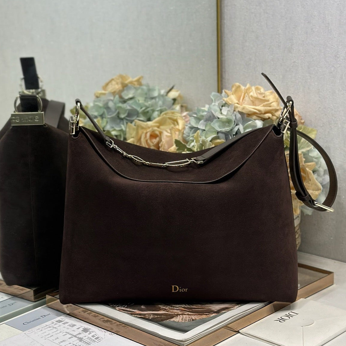 Dior 2026 Bag 39cm Suede Leather 288377