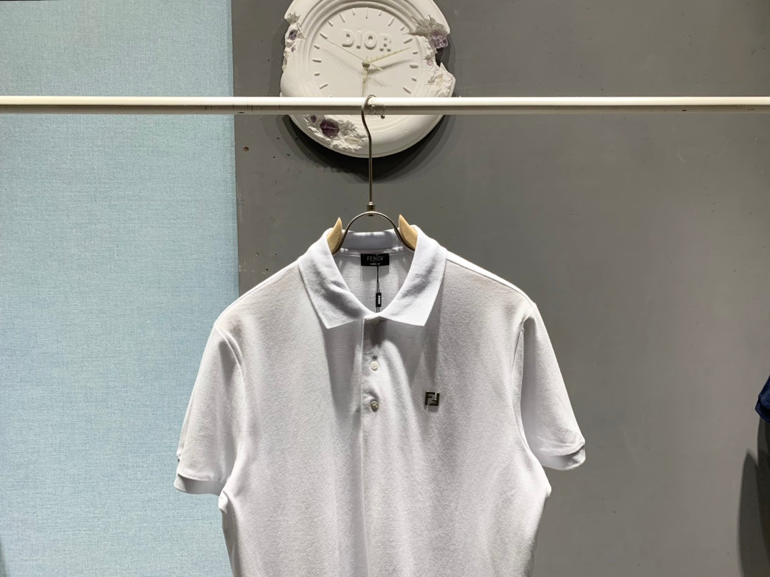 Fendi 2026 Men's Polo Shirt Cotton Fabric 801524