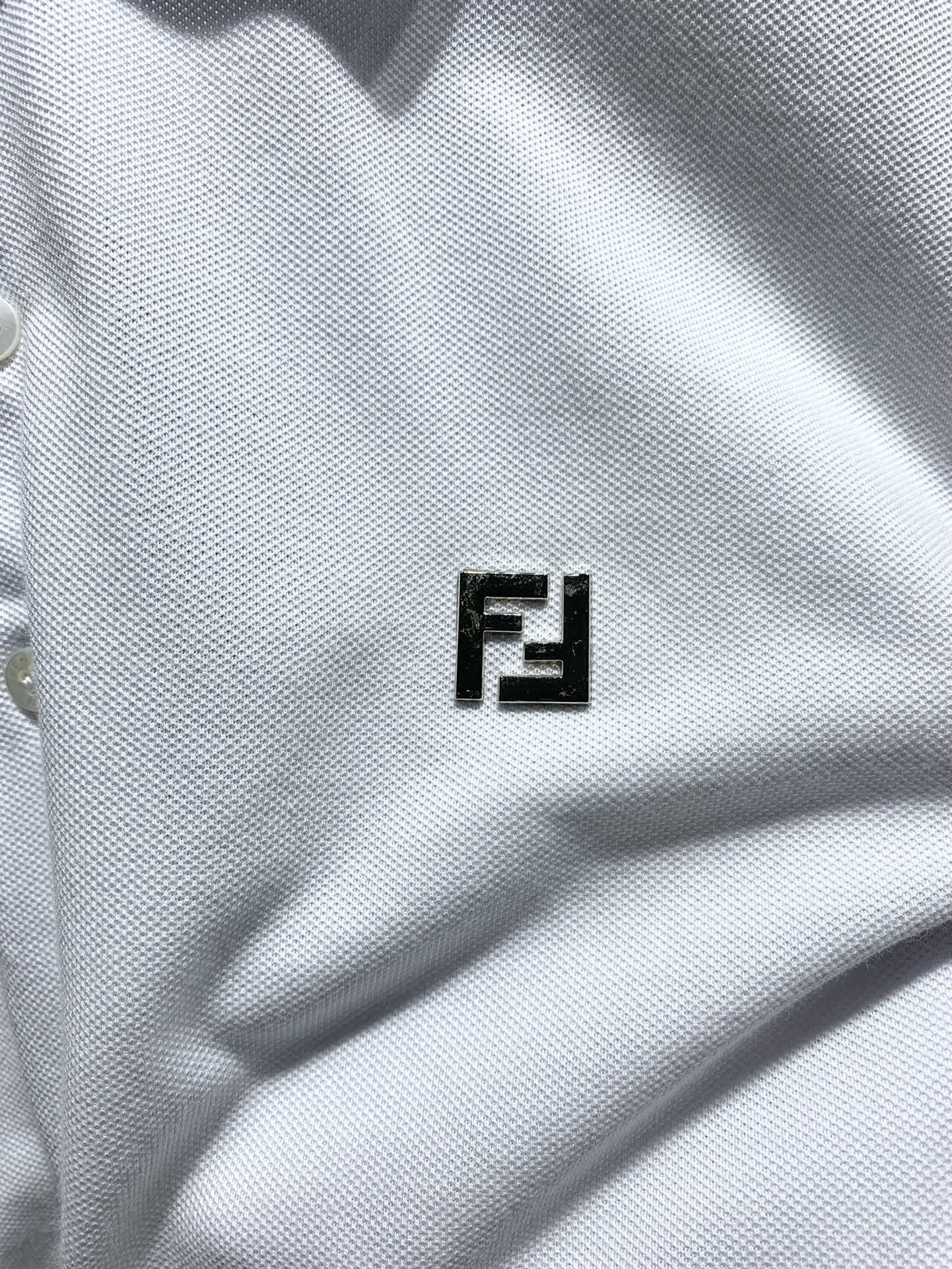 Fendi 2026 Men's Polo Shirt Cotton Fabric 801524