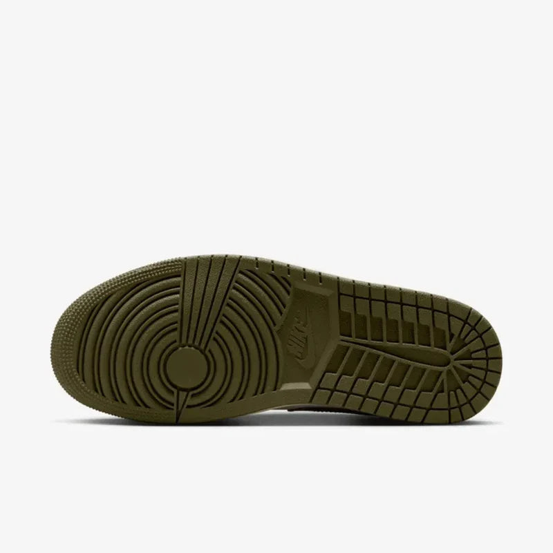 Nike Air Jordan 1 Low Coconut Milk Medium Olive Leather
