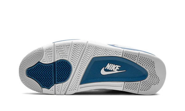 Nike Air Jordan 4 Military Blue White Suede