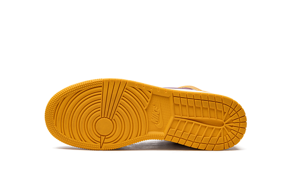Nike Air Jordan 1 Yellow Purple Cowhide 03
