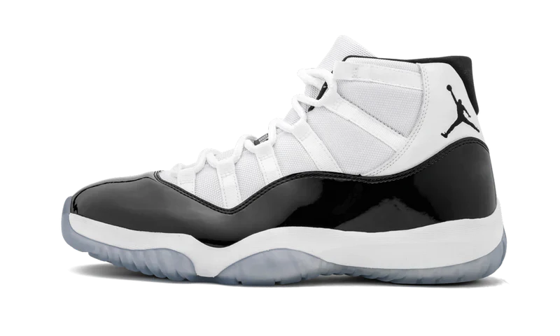 Nike Air Jordan 11 Concord White Black Patent Leather