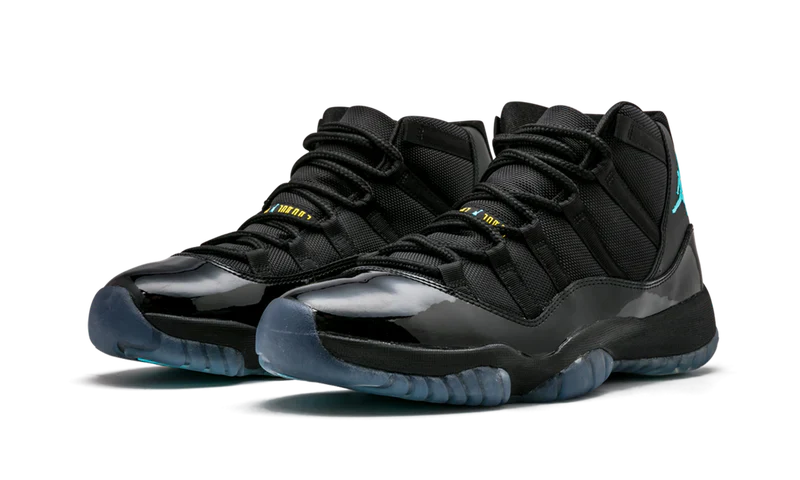 Nike Air Jordan 11 Retro Gamma Blue Black Patent Leather Mesh