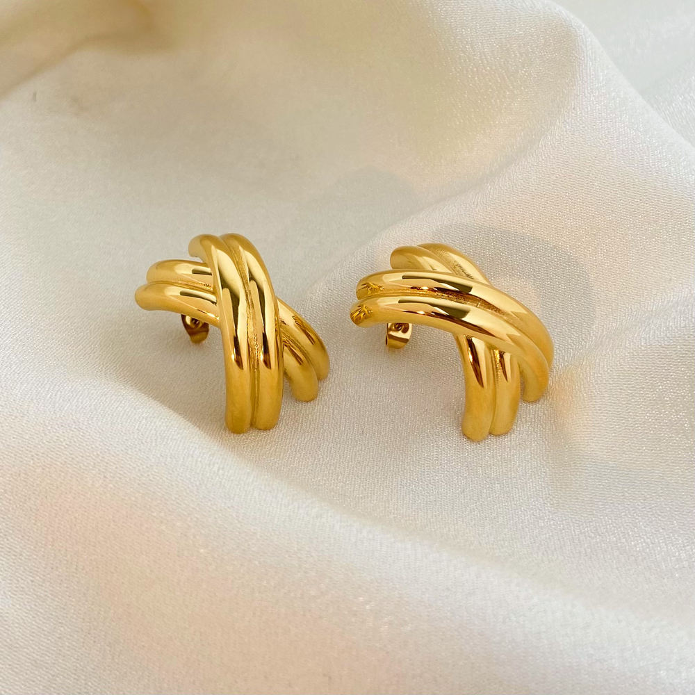 AKOYA PEARLS 6MM PINK GOLD STUD EARRINGS #VEV25514