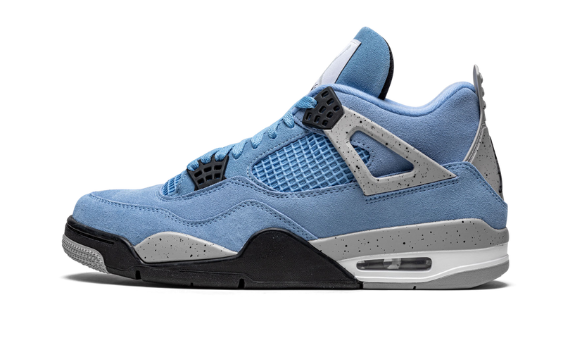 Nike Air Jordan 4 Blue Black Suede 04