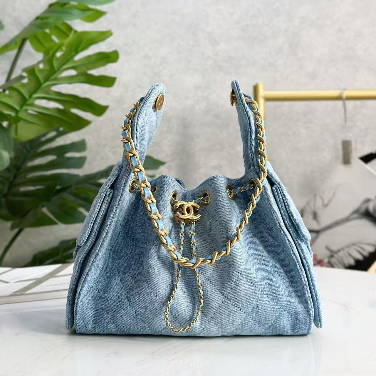 CC 25C Hobo Bag 30cm Denim