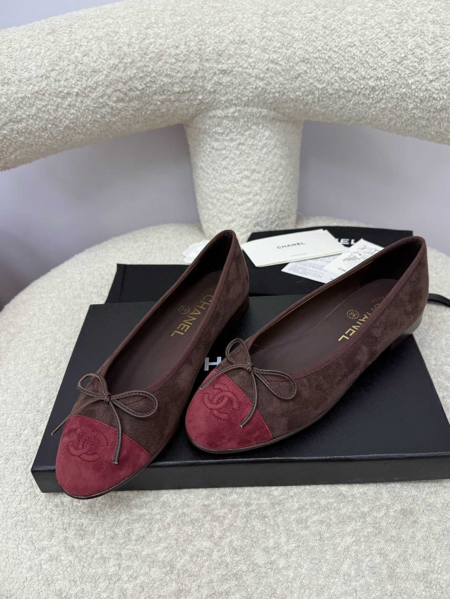 CC 25A Ballet Flat Suede