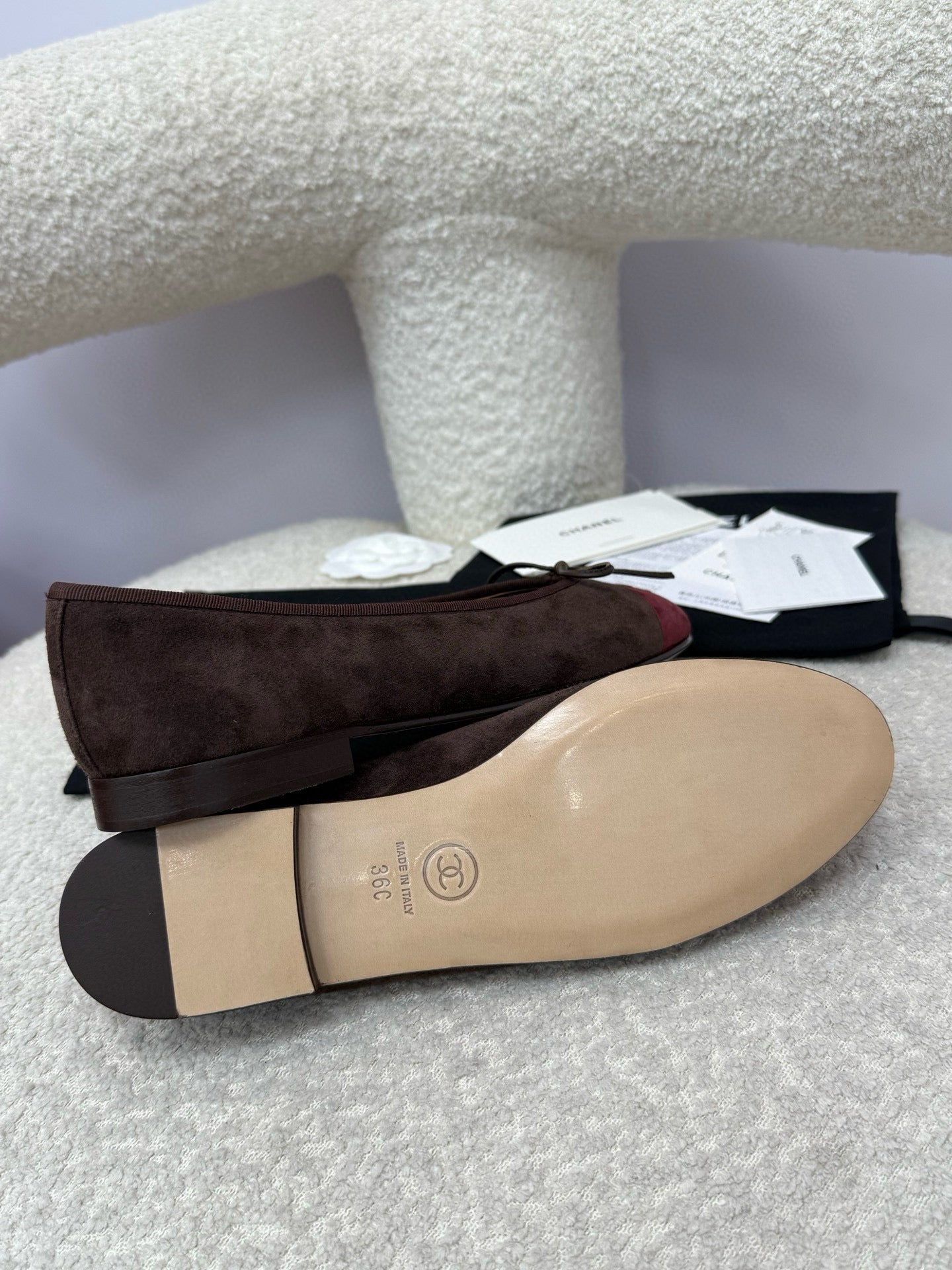 CC 25A Ballet Flat Suede