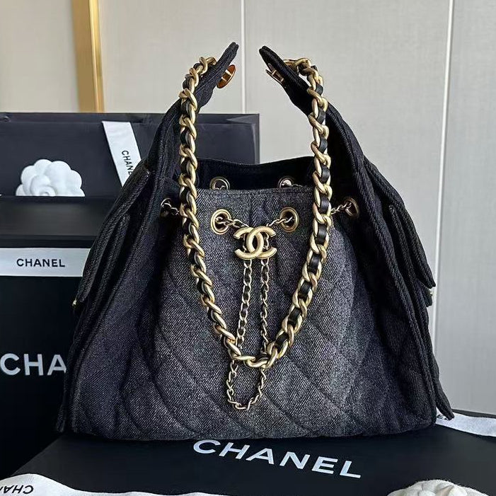 CC 25C Hobo Bag 30cm Denim
