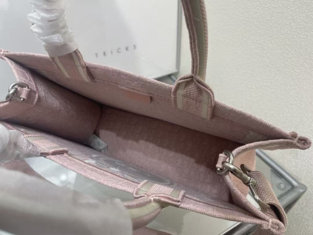 Dioramour Medium Dior Book Tote 36cm with Strap Canvas