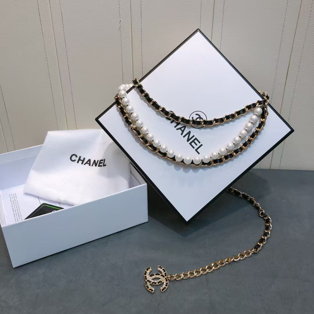 Chanel Pearl Chain Belt
