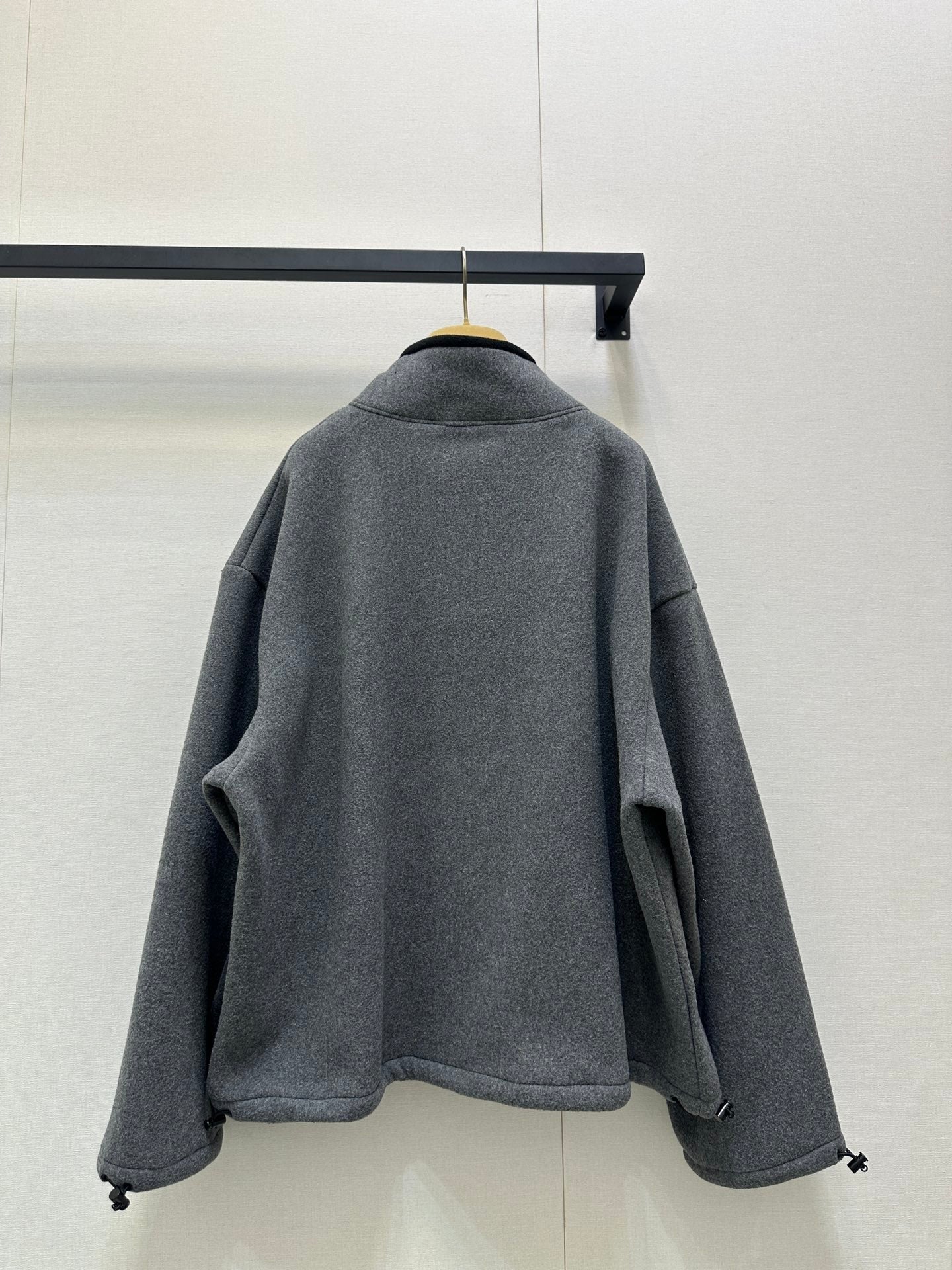 Miumiu 2026 Fleece Sweatshirt Grey Polyester