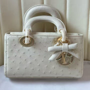 Dior 2026 Lady D-Joy Bag 19cm Ostrich Leather