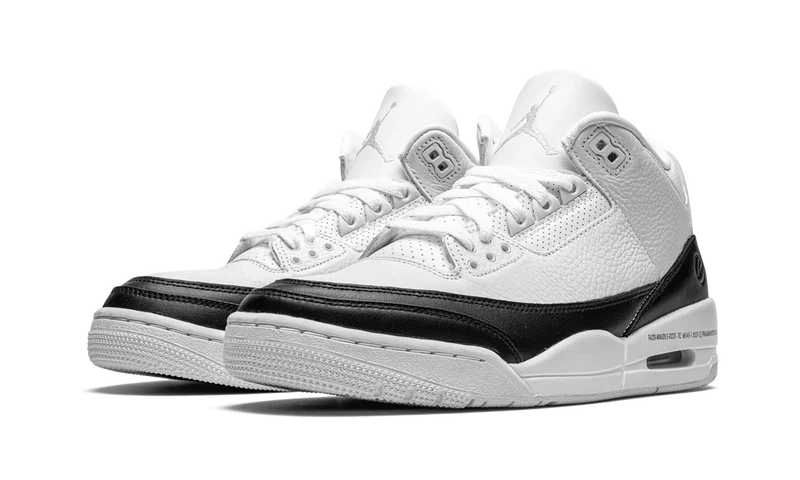 Nike Air Jordan 3 White Black Cowhide