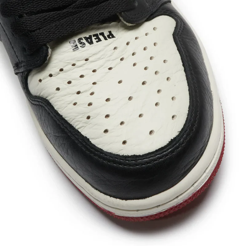 Nike Air Jordan 1 Retro Black White Red Cowhide