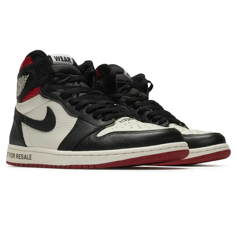 Nike Air Jordan 1 Retro Black White Red Cowhide