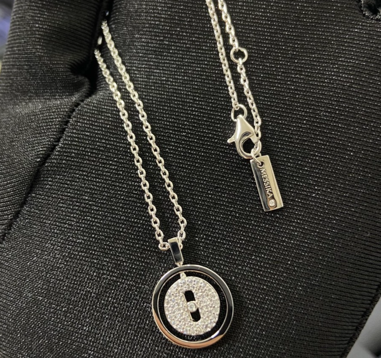 LUCKY MOVER PM PAVED NECKLACE