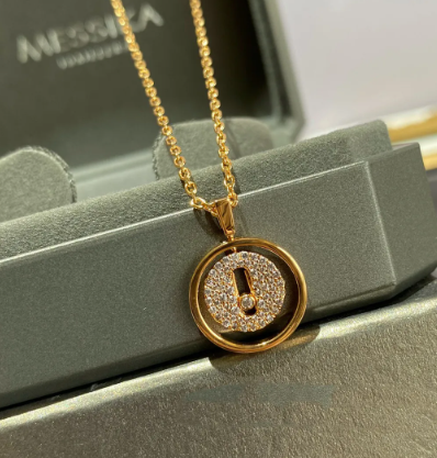 LUCKY MOVER PM PAVED NECKLACE