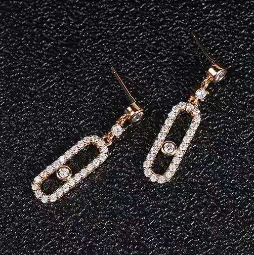 DORMEUSES MOVE UNO DIAMOND EARRINGS