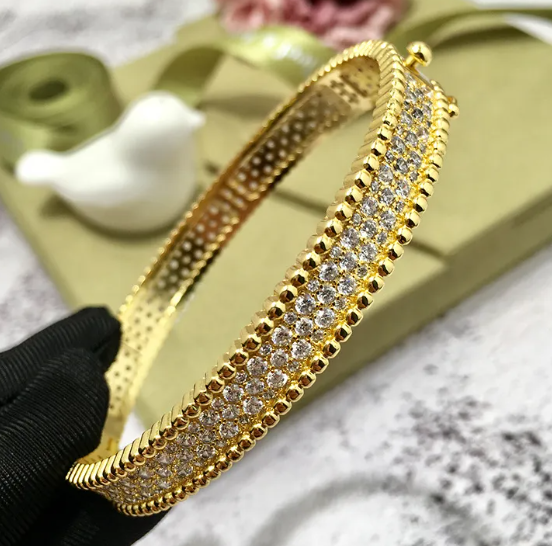 PERLEE 3 ROWS DIAMONDS BRACELET